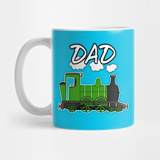 Father's Day Steam Train Dad Mug